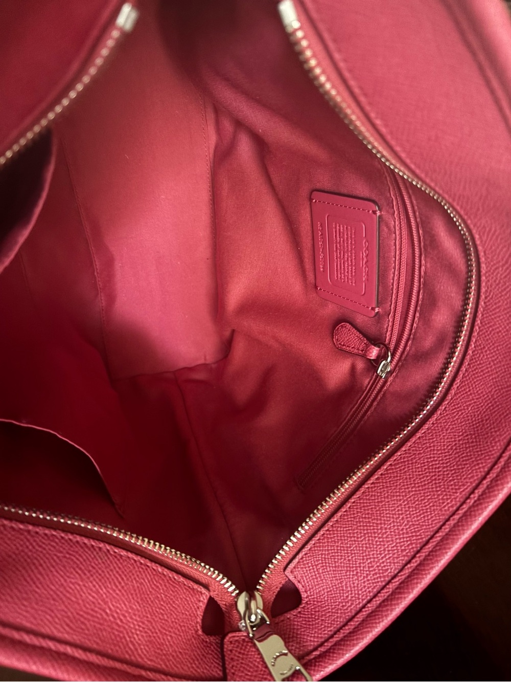 Coach Pink City Zip Tote with Dual Straps - Picture 7 of 7